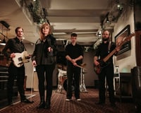 Rock Ceilidh Band looking down Devoncove Hotel
