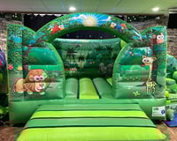 Indoor Jungle Arch Bouncy Castle