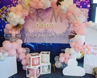 Pink Baby Shower Display