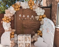 Neutral Baby Shower Display