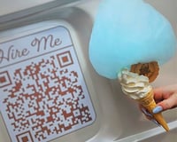 Pretty Parlour ice cream and candy floss lollipop