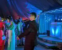 Wedding in the woods, Chipping Norton