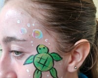 Turtle Motif Facepaint