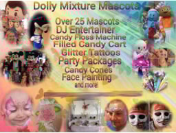 Dolly Mixture Mascots logo