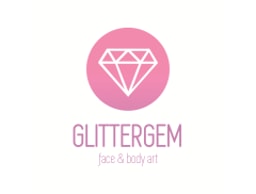 Glittergem face and body Art logo