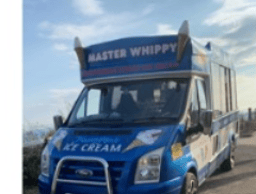 Mr whippy icecream and vegan logo