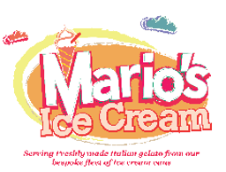 Marios Ice Cream  logo
