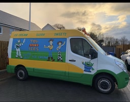 Toy story ices Midlothian logo