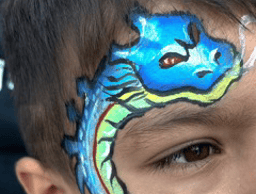 Anjus Mehndi & face, body paint logo