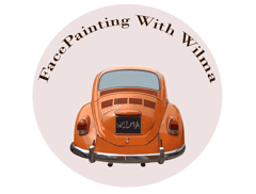 Facepainting with wilma logo