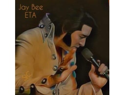 James Burrell as Elvis Presley logo