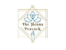 The Henna Peacock logo