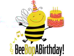 Bee Bop a Birthday logo
