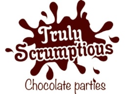 Truly Scrumptious Chocoalte Parties logo