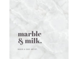 Marble and milk logo