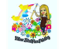 Yellow Bird Face Painting logo