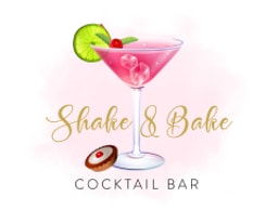 Shake and Bake Cocktail Bar logo
