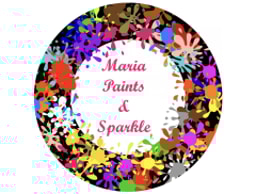 Maria Paints & Sparkle logo