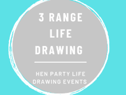 3 Range Hen and Stag Party Life Drawing logo