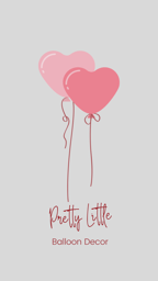 Pretty Little Balloon Decor logo