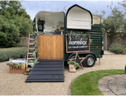 The Horsebox ice cream company logo