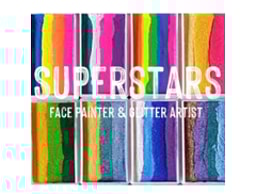 Superstars face painting logo