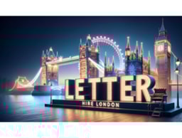 Light Up Letter Hire London logo