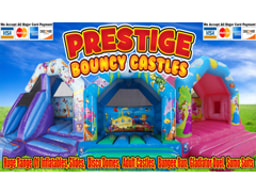 Prestige Bouncy Castles logo
