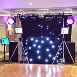 Black Gold Karaoke-Disco Rig with small screens