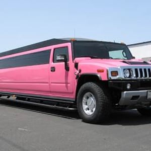 Pink Hummer H2 (Up to 16)