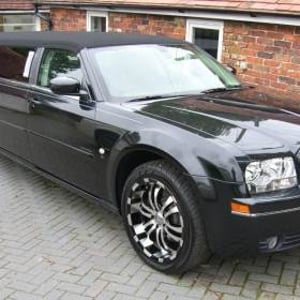 Black Chrysler 300c Limousine