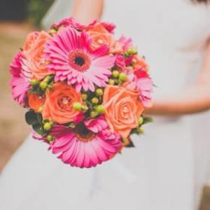 Vibrant Bridal Bouquet