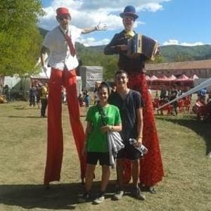 Stilt Walking Duo