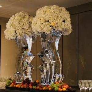 Ice Carvings Wedding Displays 