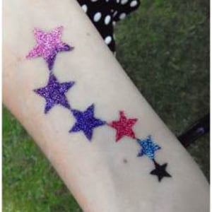 Star Glitter Tattoo