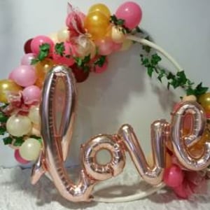 love arch pinks ivory