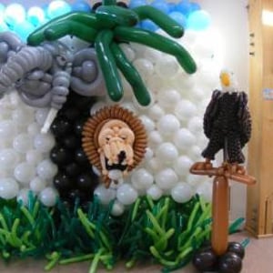 'Jungle Photo Wall' Corporate Open Day