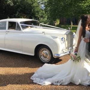 Silver Cloud Rolls Royce wedding car