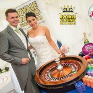 Bride and Groom Wedding Fun Casino