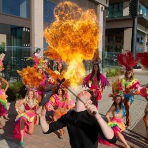 Fire Samba Show! High Octane, captivating and very hot!