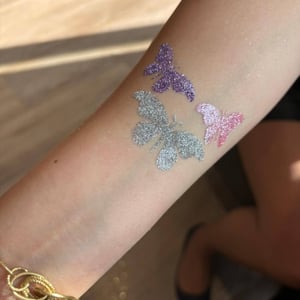 RAINBOW fACES lTD GLITTER TATTOOS