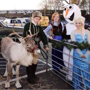 Elsa, Anna, Olaf, Sven and Elf!