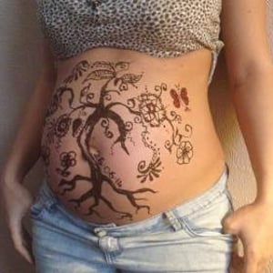 Henna Baby Bump