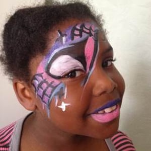 Girl Superhero Facepaint