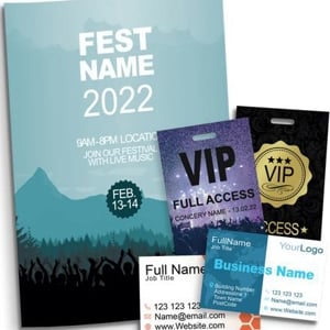 Promotional Posters flyers and business cards