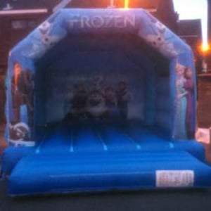Frozen bouncy castle