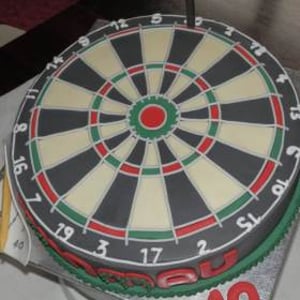 Dartboard Novelty Cake