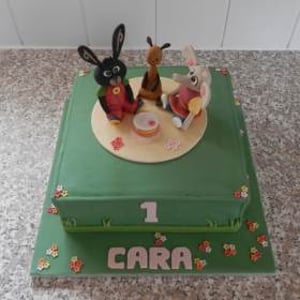 Cbeebies 1st Birthday Cake and Topper 