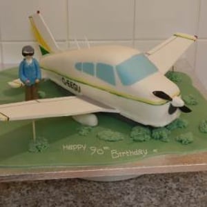 90th Celebration Piper Cub Novelty Cake