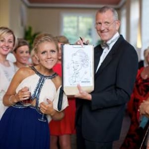 Caricaturist Luke Warm